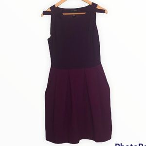 Pink Tartan Purple pencil dress with detachable bows formal 6